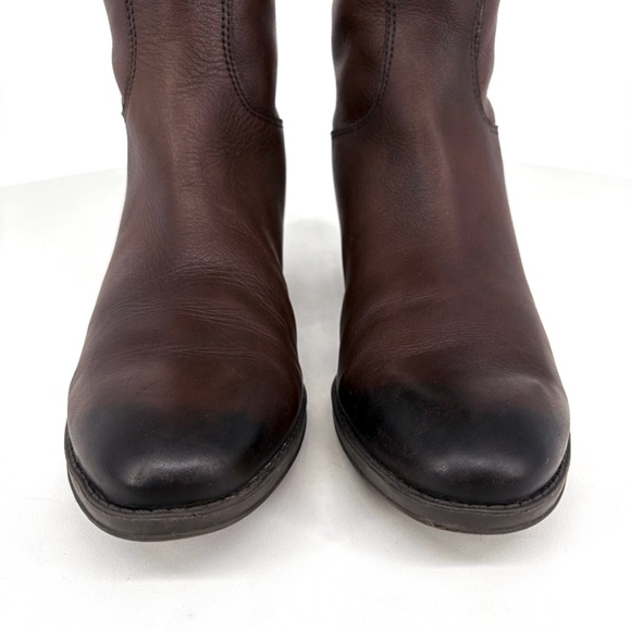 SAM EDELMAN Penny Tall Brown Leather Riding Boots 7.5 - Picture 10 of 16